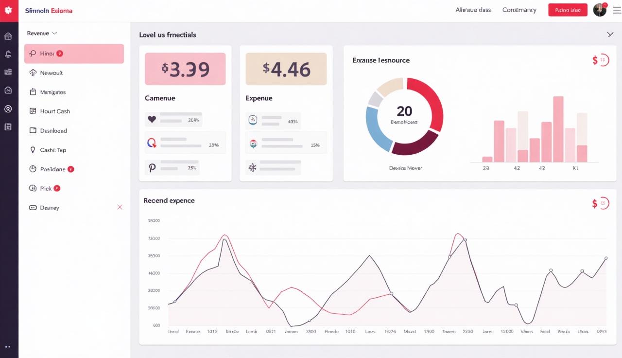 Accounting Dashboard - Revenue, expenses, and profitability at a glance