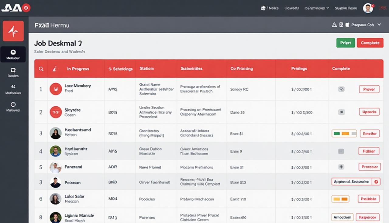 Job Tracker - Real-time status updates across all projects