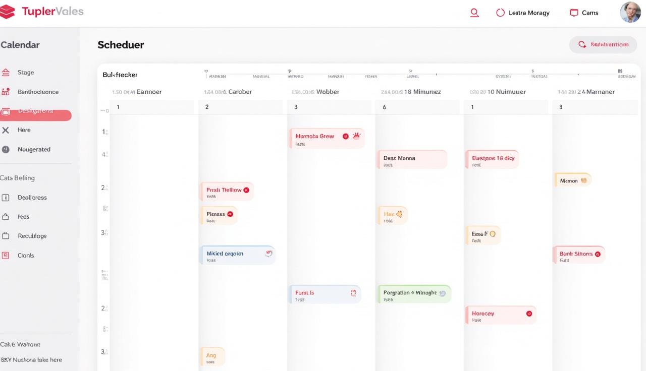 Scheduling View - Crew assignments and calendar management